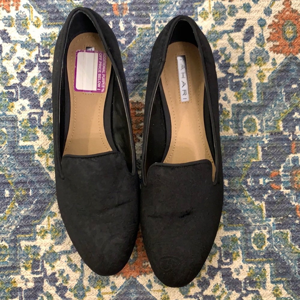 Tahari Frankie suede loafer
